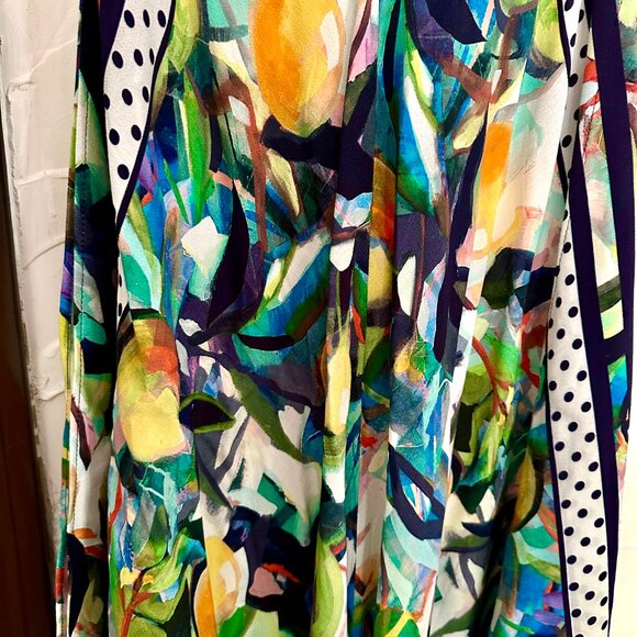 NWOT Simply Art Dolcezza: Orangerie 4 Corners Maxi Dress - Medium - Picture 13 of 15